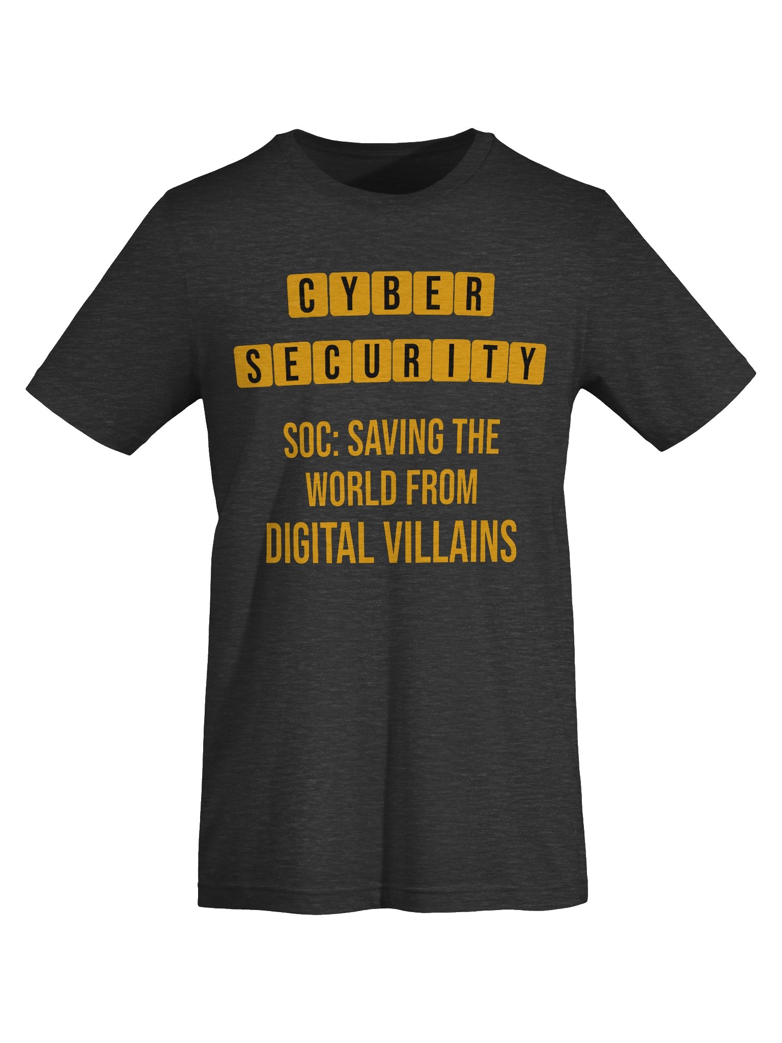 SOC: Saving the World from Digital Villains — Cybersecurity T-Shirt | SOC Analyst Gift product image (4)