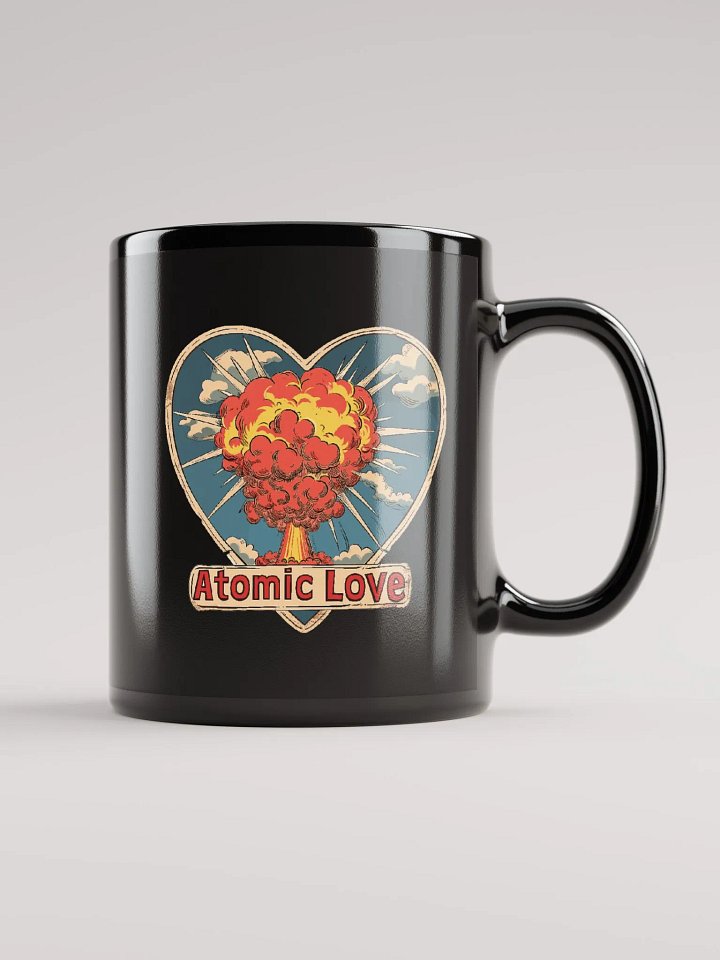 Atomic Love Black Mug product image (1)