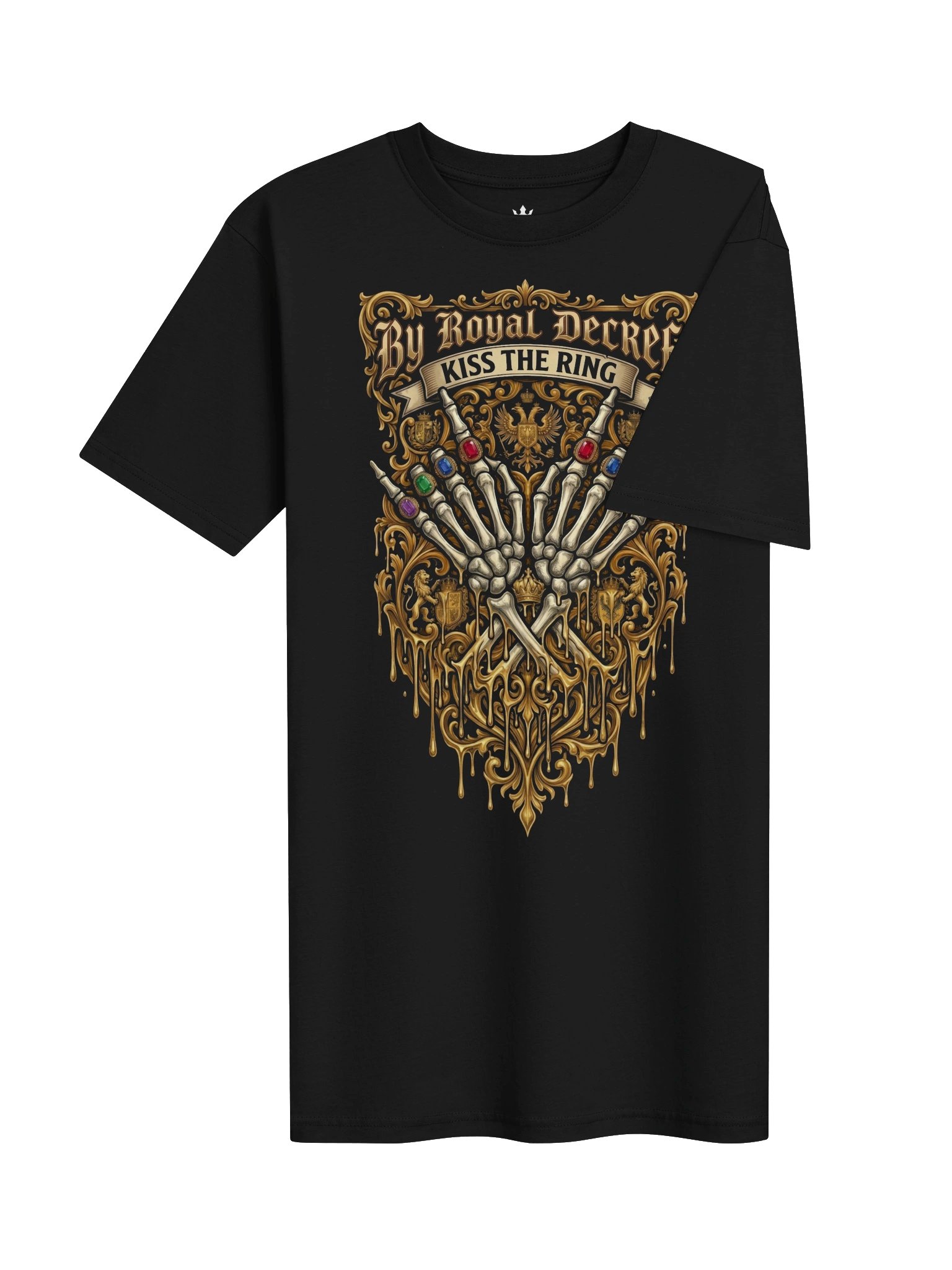 By Royal Decree - Kiss the Ring Royal Tee Black product image (4)