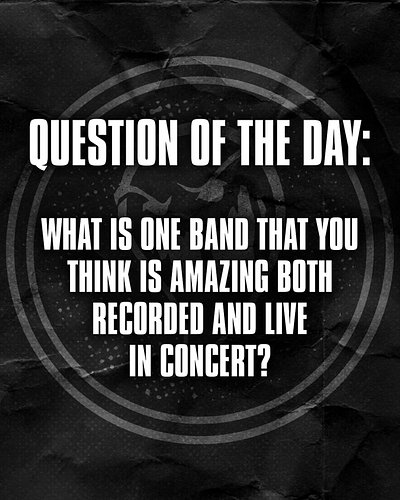 For me it will always be Alesana to be honest, how about you? Let us know!