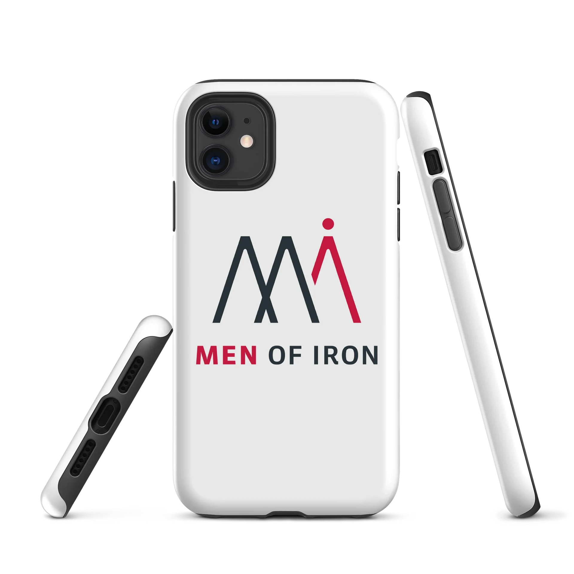 Men of Iron Abstract Monogram Tough iPhone Case product image (1)