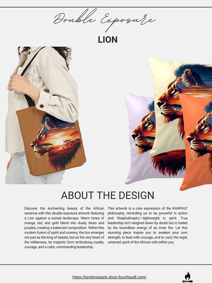 Double Exposure - Lion product image (1)