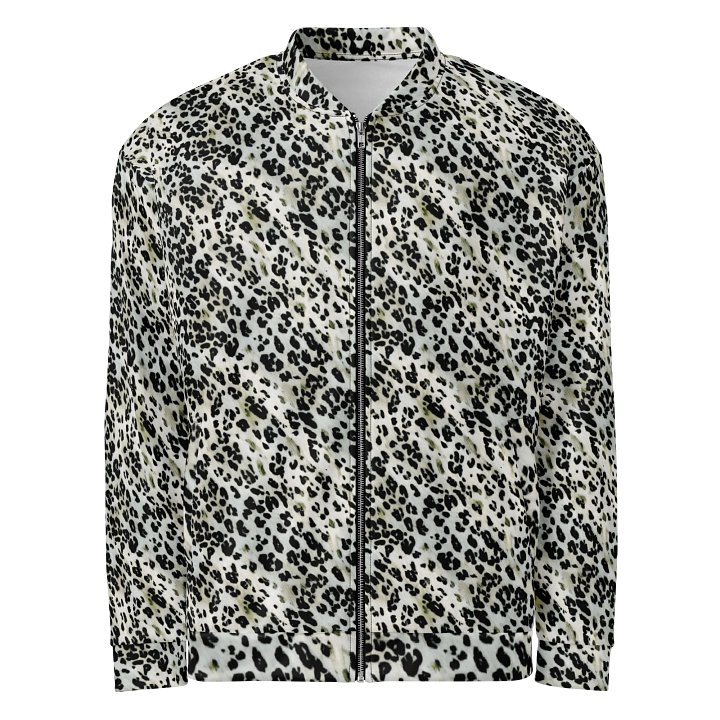 Green Leopard Bomber Jascet product image (1)