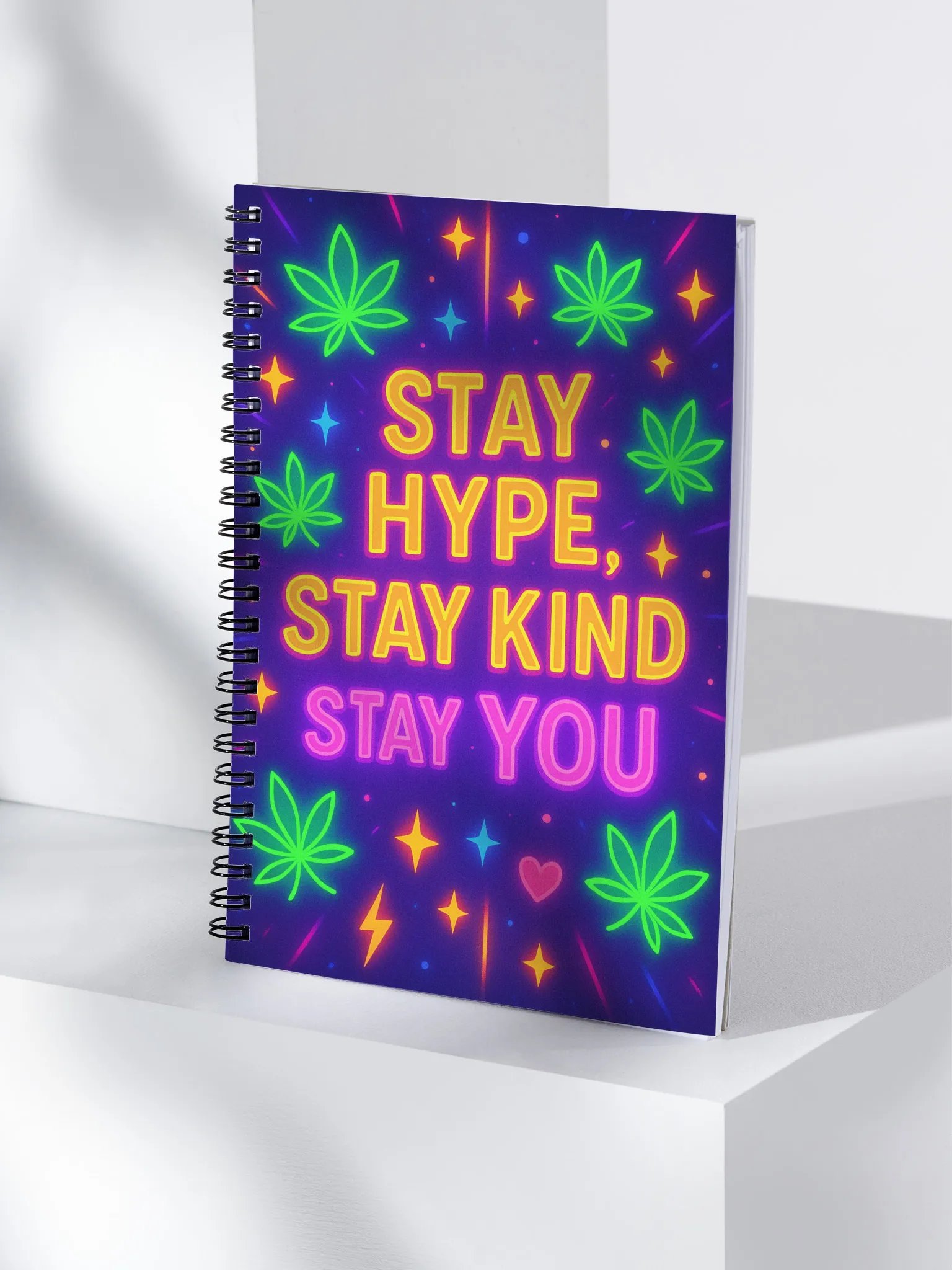 Neon Hype Spiral Notebook product image (4)