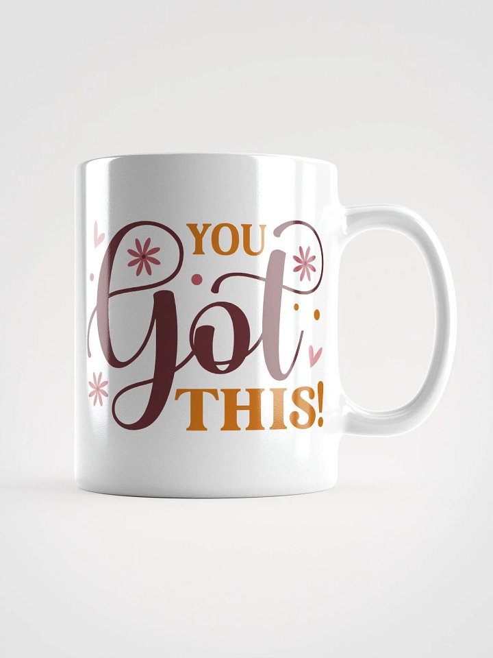 Floral Inspiration White Glossy Mug product image (1)