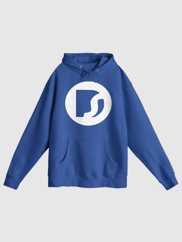 DS OG Logo Hoodie White/Royal Blue product image (1)