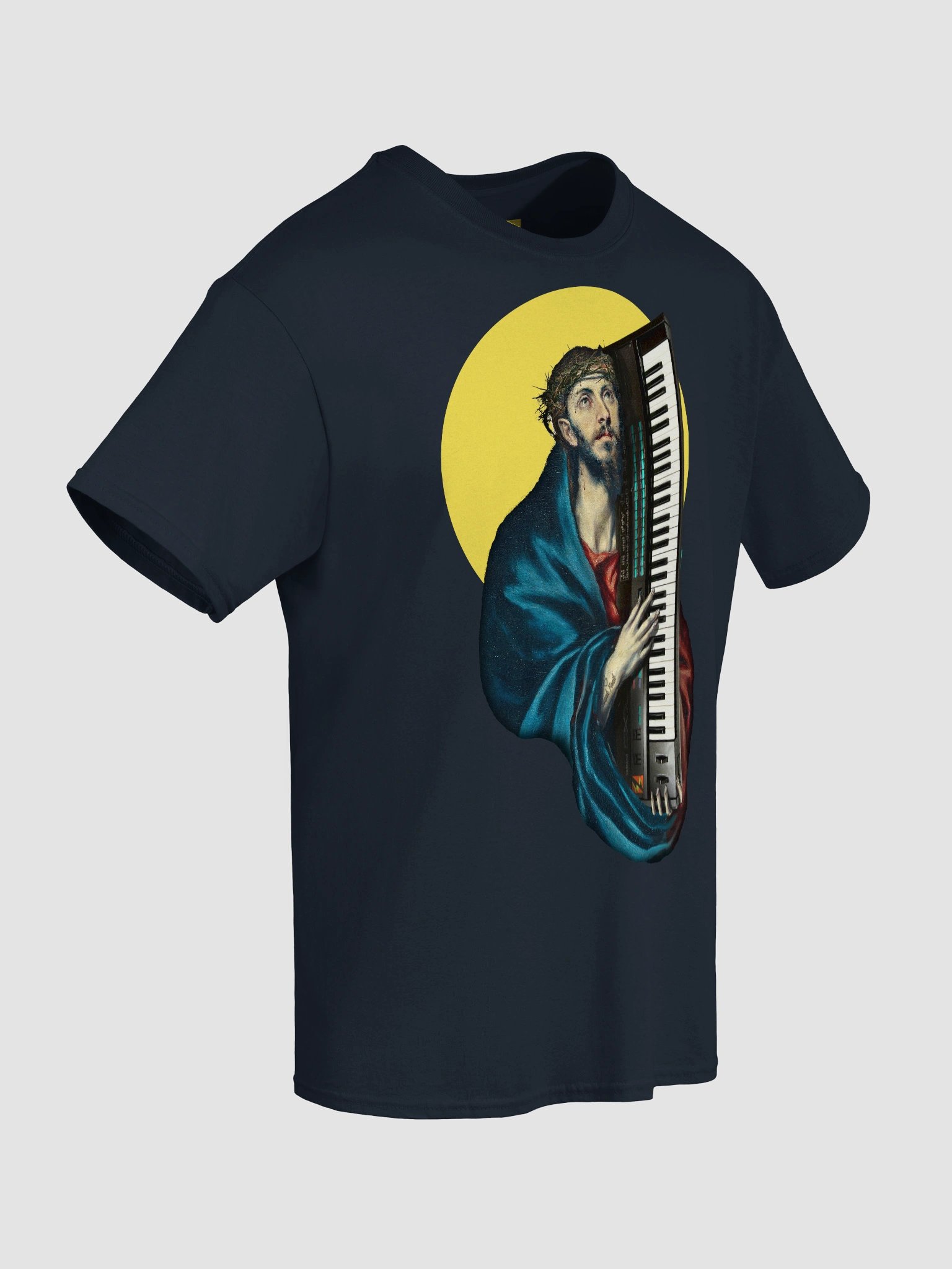 Christ Carrying the d-x-7 , EDM Tecno Unisex t-shirt product image (8)