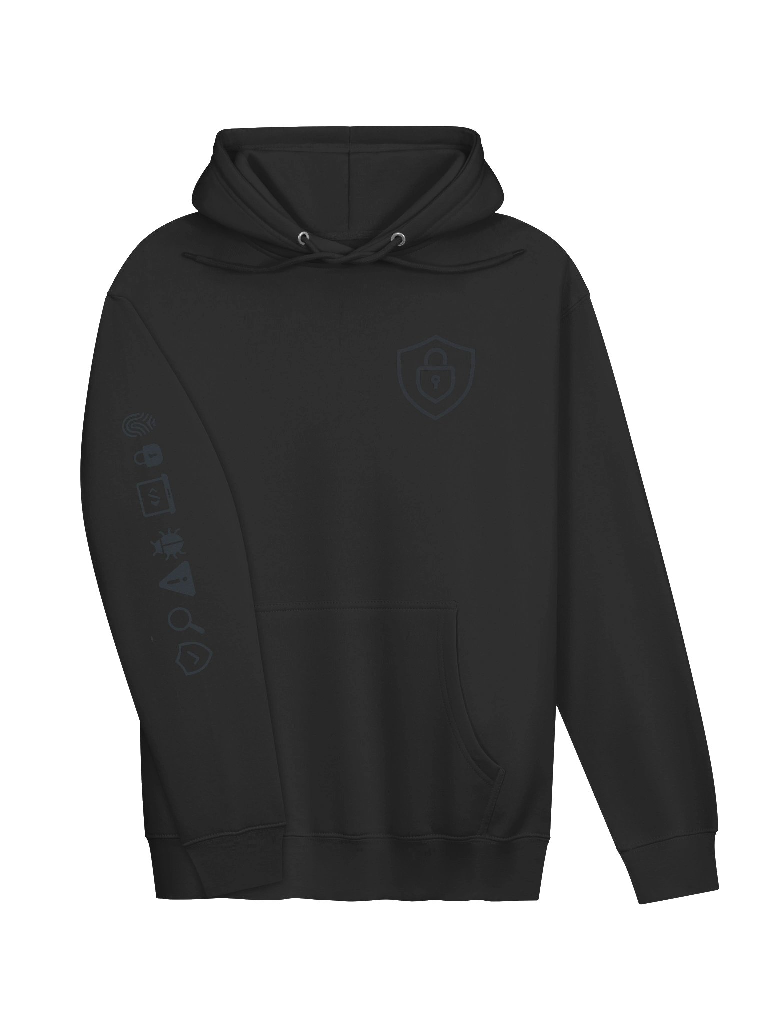 Sudadera Escudo · Black Edition · Capa 8 · byte_shield product image (3)