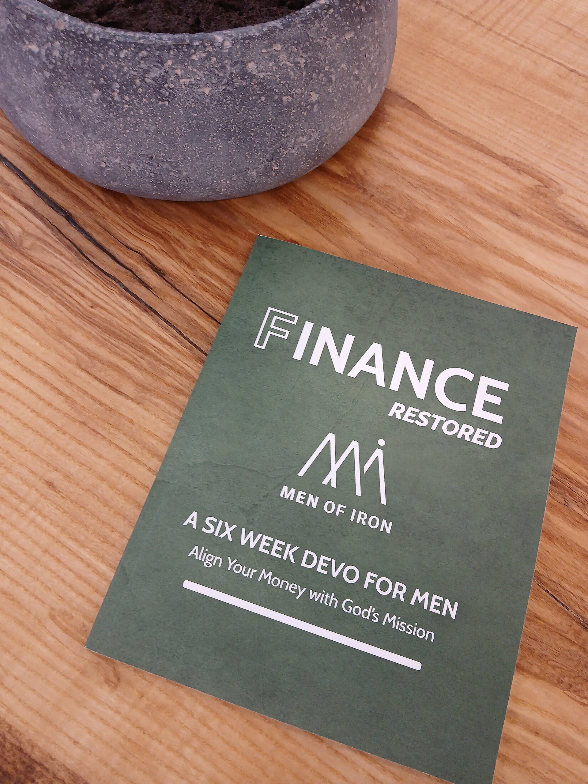 Finance Restored: A Six Week Devo for Men- Align Your Money with God's Mission (Paperback Workbook) product image (1)