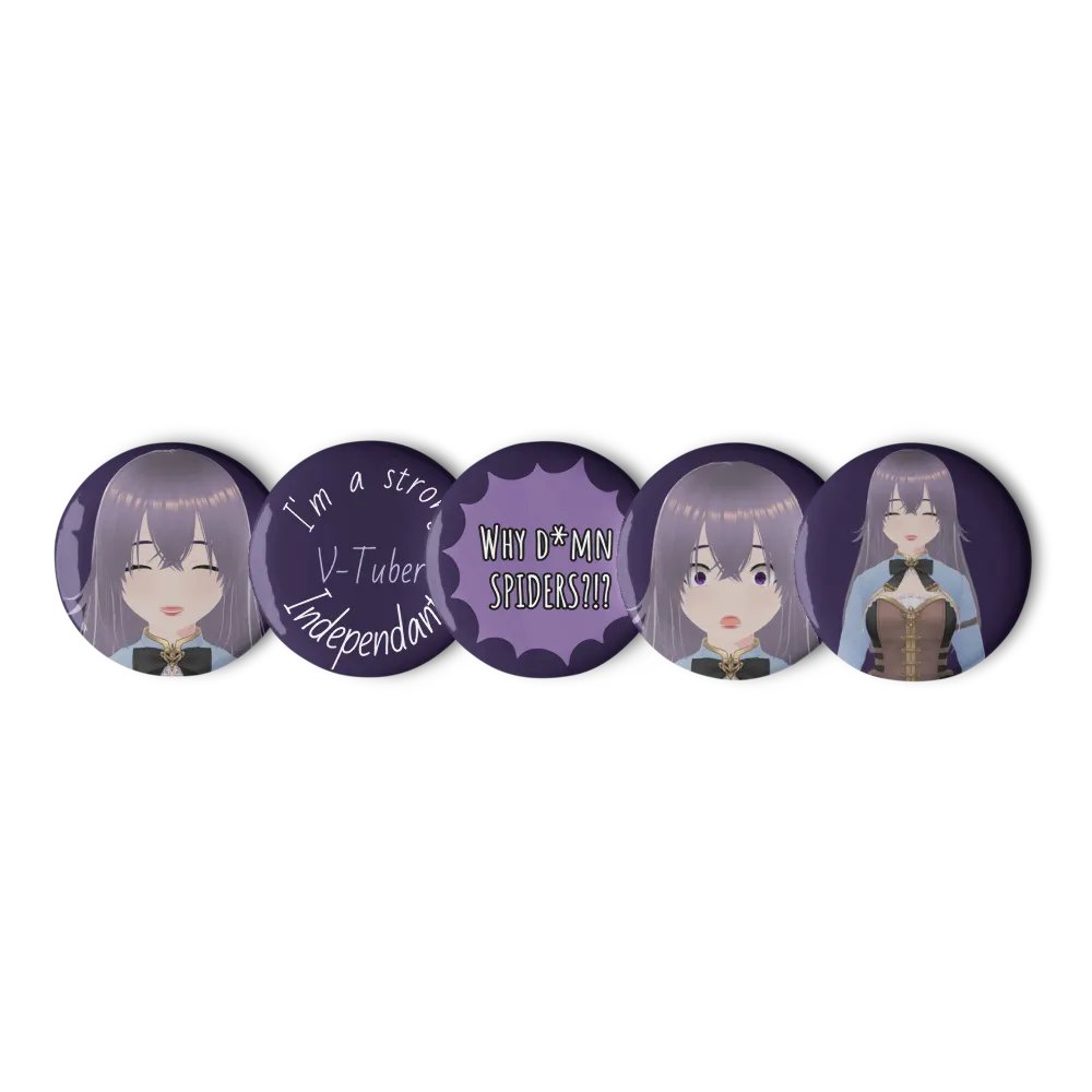 Virtual Vibe Pin Button Set product image (1)