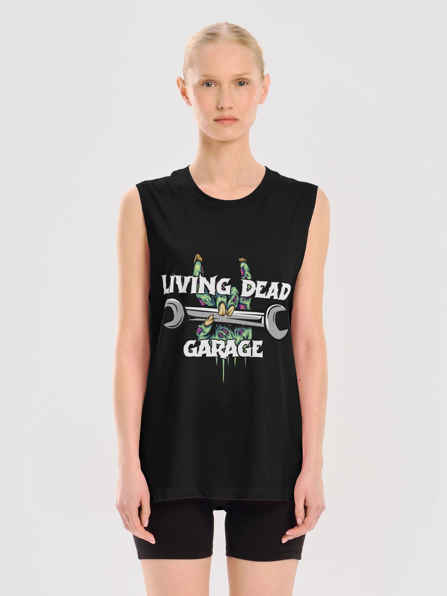Living Dead Garage Muscle Shirt product image (3)