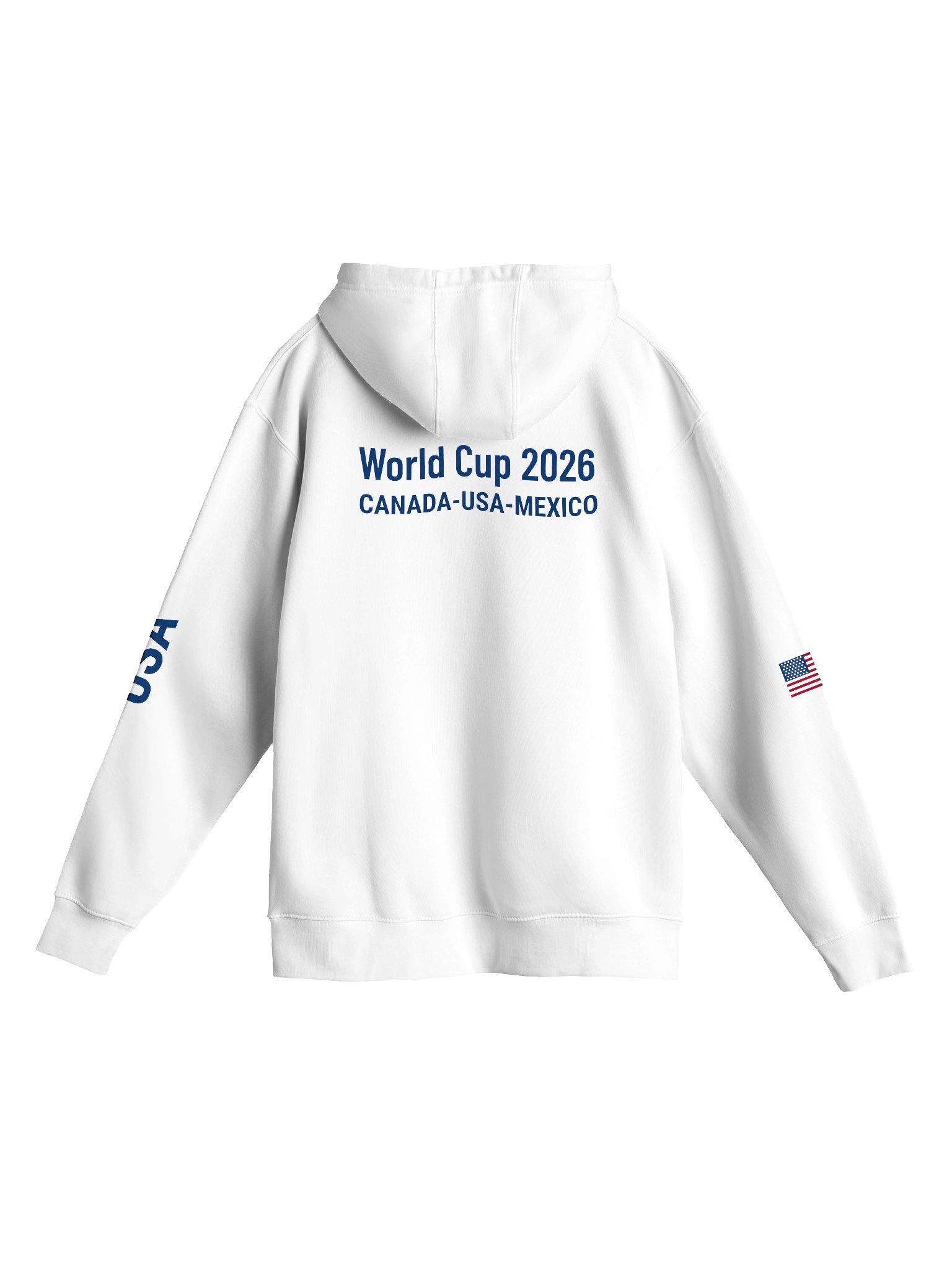 USA 2026 World Cup Flag Hoodie - Premium 3-End Fleece product image (9)