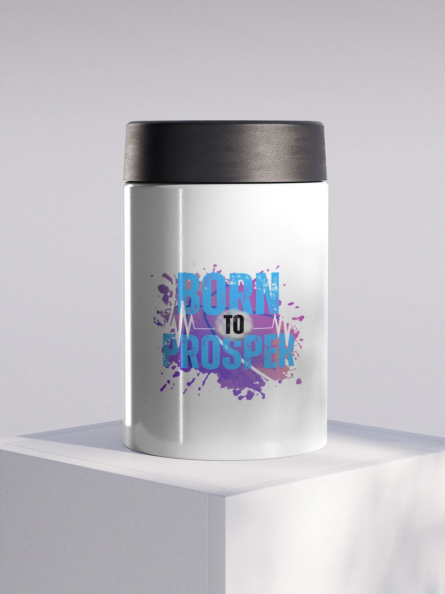 Born to Prosper Stainless Steel Koozie product image (1)