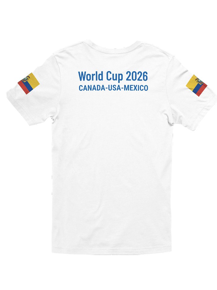 Ecuador 2026 World Cup Flag Tee - World Cup 2026 Edition - Premium Unisex T-Shirt product image (11)