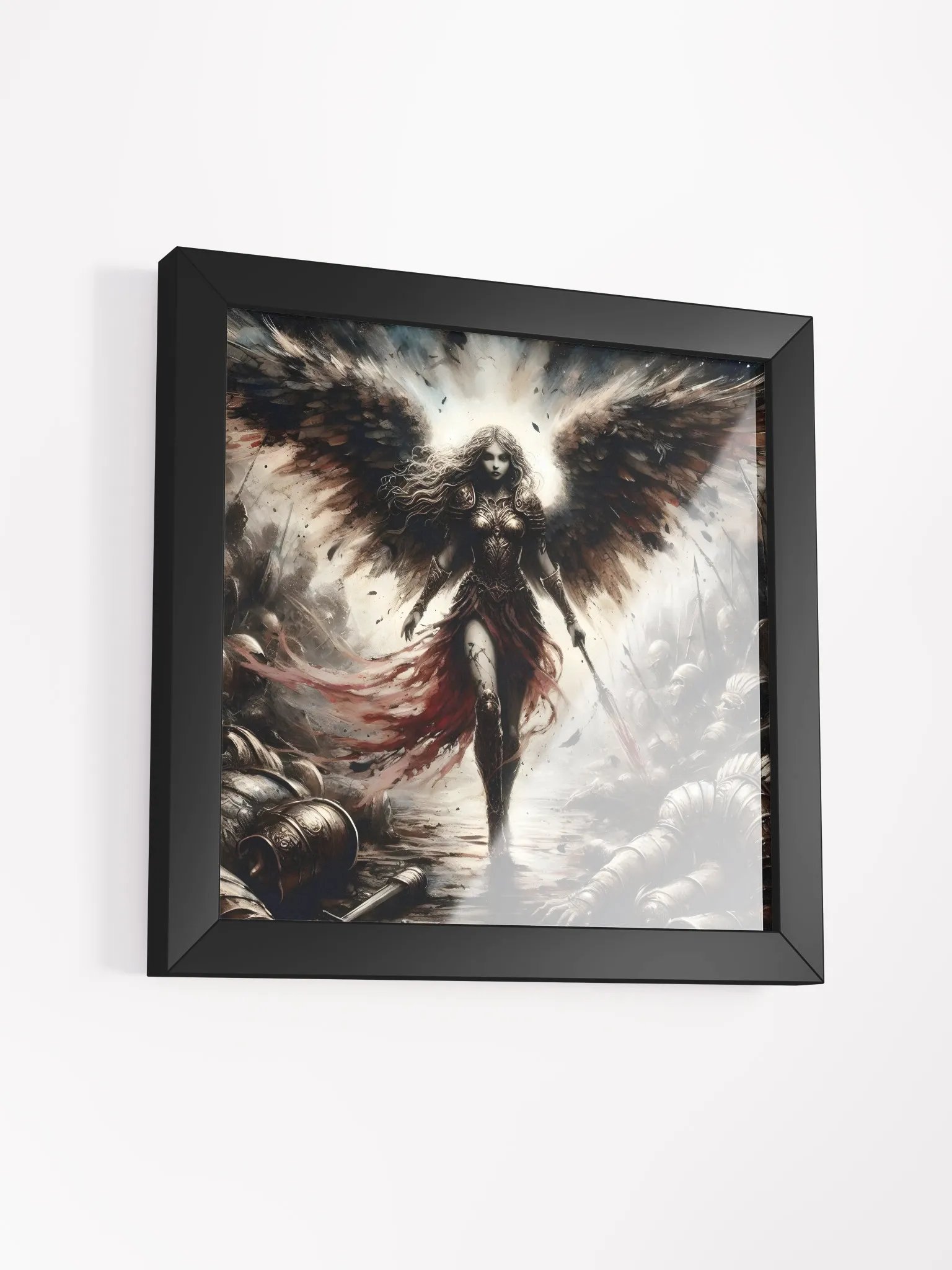 Ethereal Warrior Framed Matte Poster product image (4)