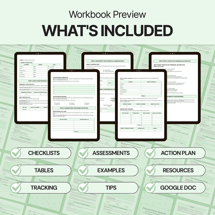 Financial Clarity Blueprint - Google Docs product image (2)