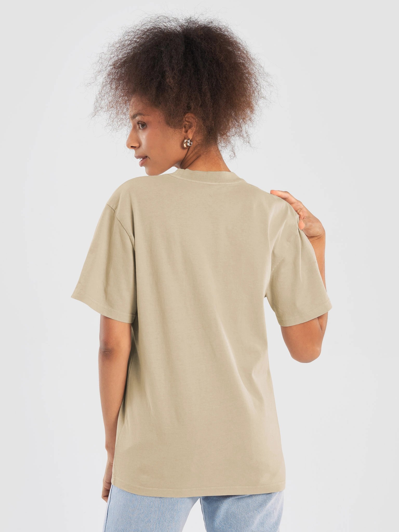 SIGNATURE Line Trusty Triceratops Watercolour Premium Oversized Faded T-Shirt product image (13)
