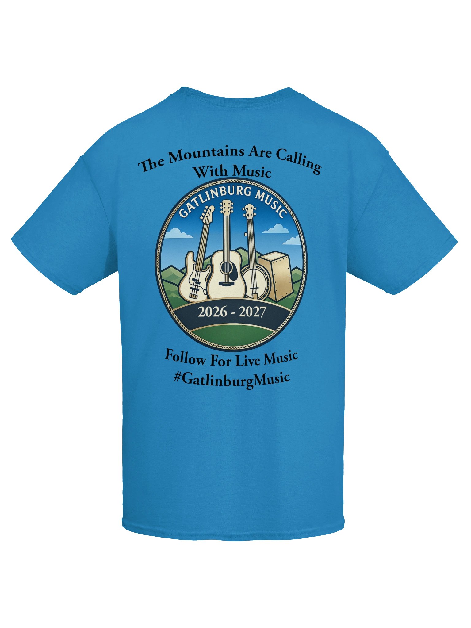 Gatlinburg Music 2026–2027 Standard T-Shirt Black Lettering product image (7)