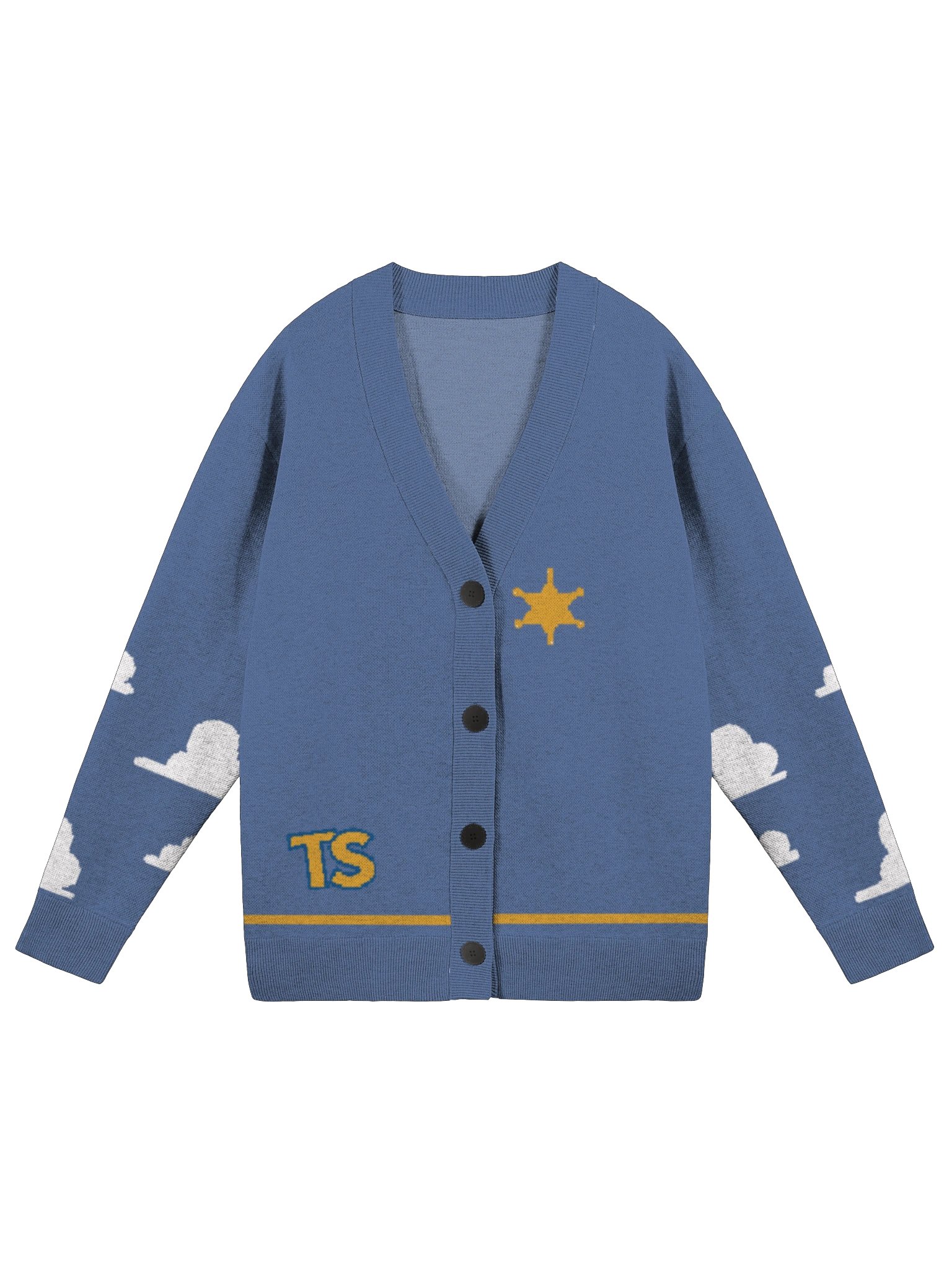 LowkeyFire Simplified Cowboy & Clouds Cardigan product image (1)