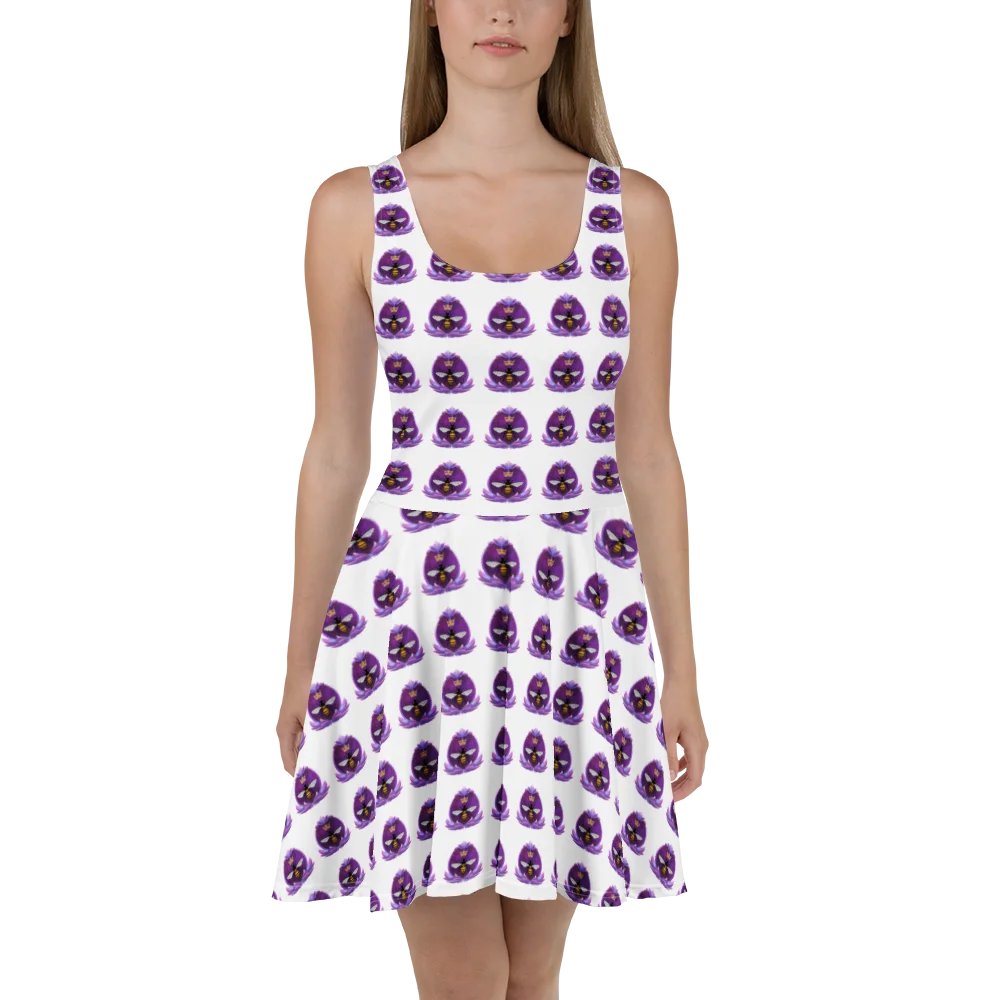 Chic Creature Grid Skater Dress product image (2)