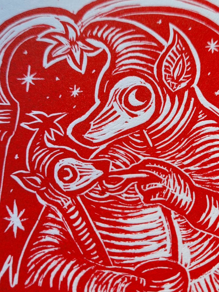 Marotte Jester Block Print product image (2)