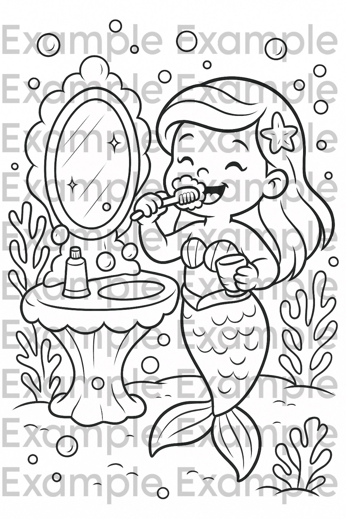 Once Upon a Smile Coloring Pages product image (5)