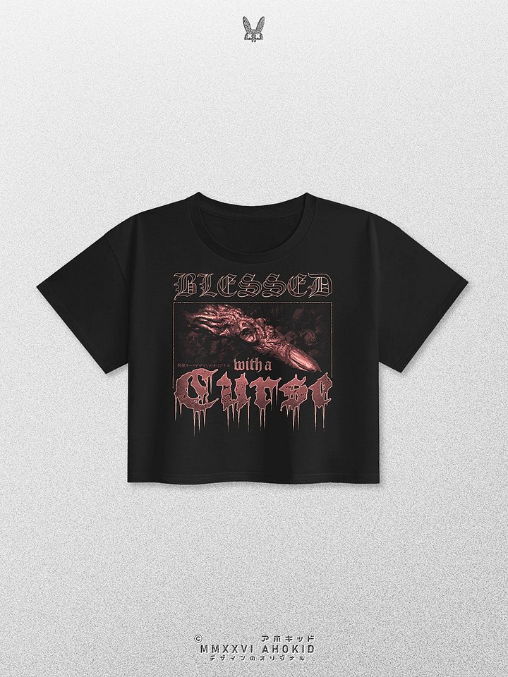 Blessed with a Curse - Women's Premium Crop Top product image (1)