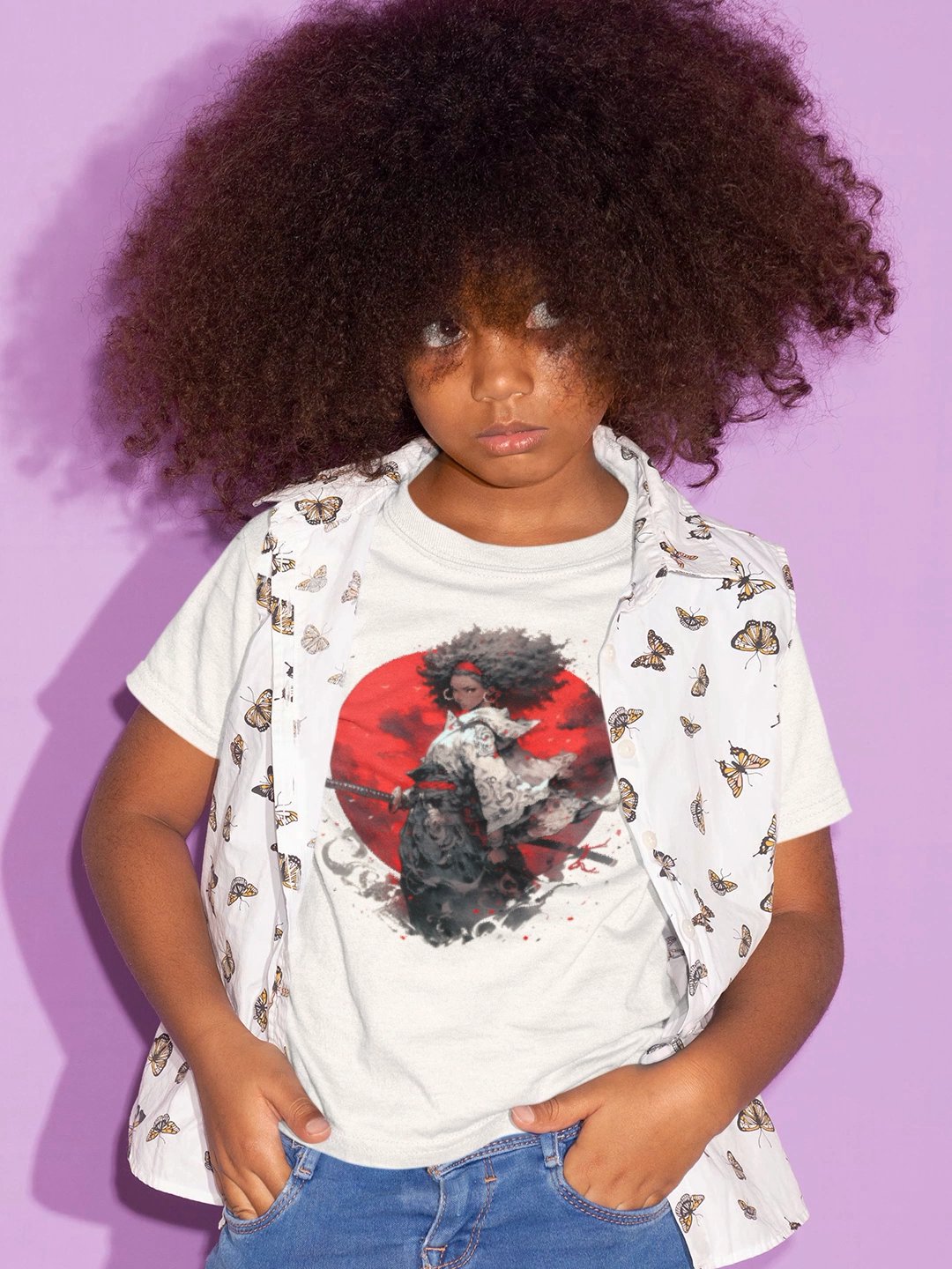 Afro Blade Princess Youth Tee product image (2)