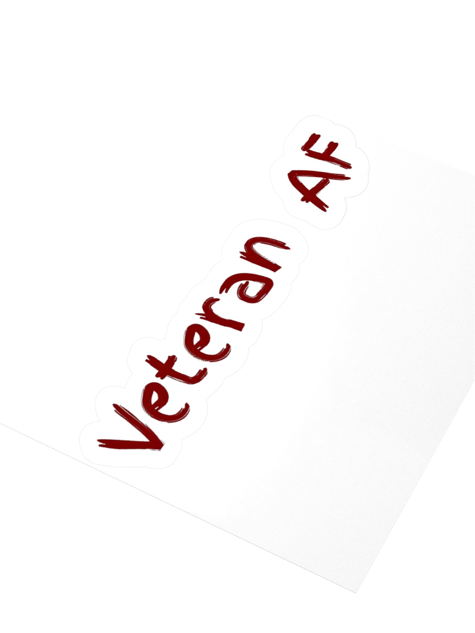 Red Veteran Sticker product image (8)