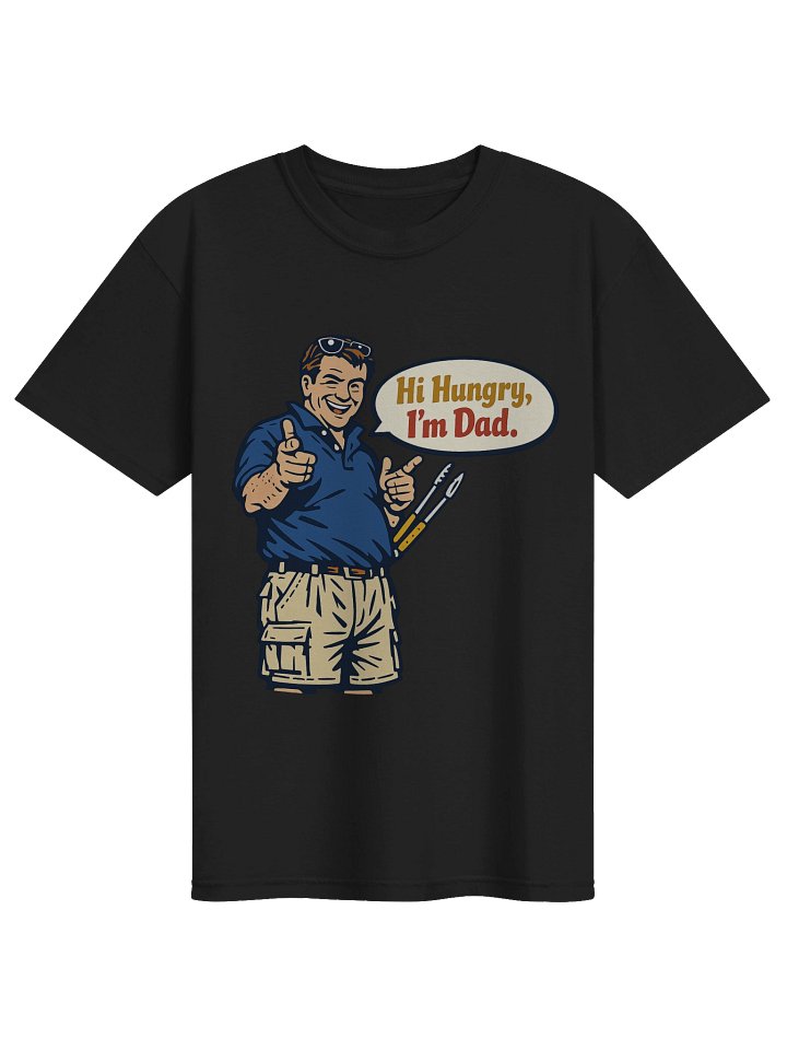 Funny Dad Joke Shirt, Hi Hungry I'm Dad Tee, 90s Dad Graphic T-Shirt, Father's Day Gift, Retro Dad Shirt product image (2)