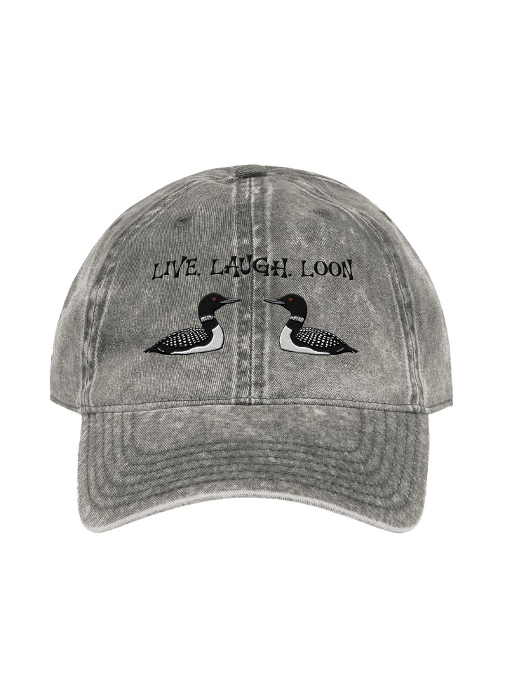 Live Laugh Loon Vintage Hat | Retro Bird Lover Cap | Garment-Washed Dad Hat product image (22)