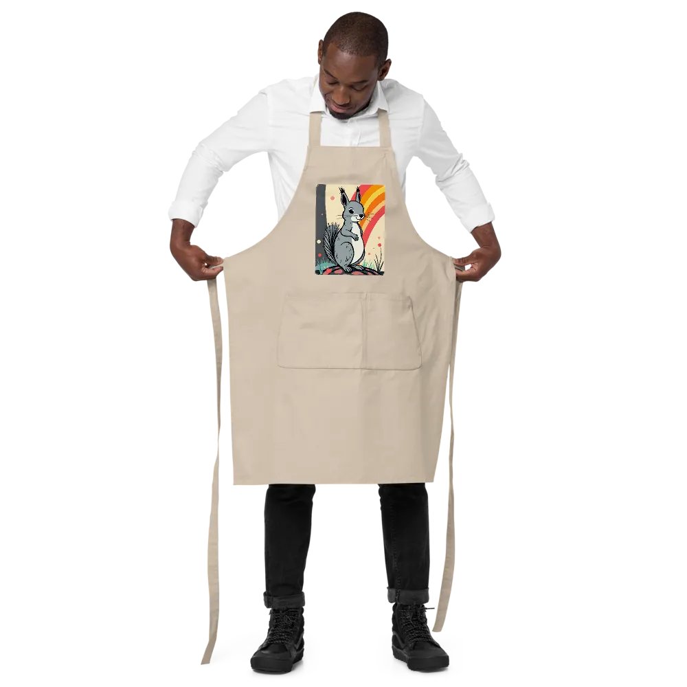 Rainbow Squirrel Chef Apron product image (2)