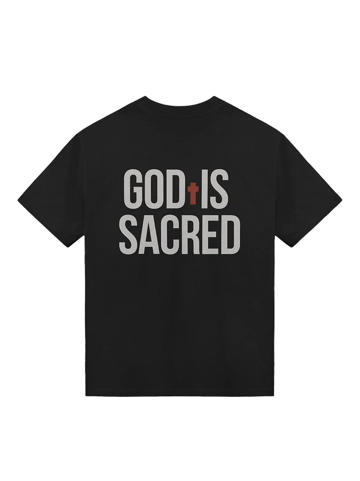 GOD IS SACRED OVERSIZE TEE (Dark) product image (2)