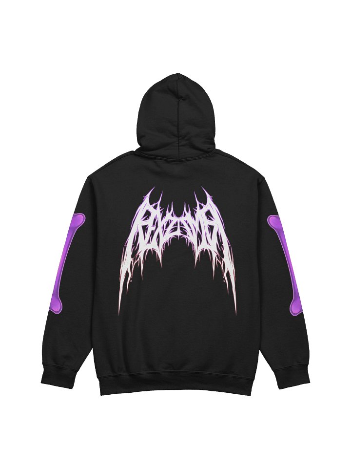 White Gradient Metal Logo | Back - Classic Hoodie product image (1)