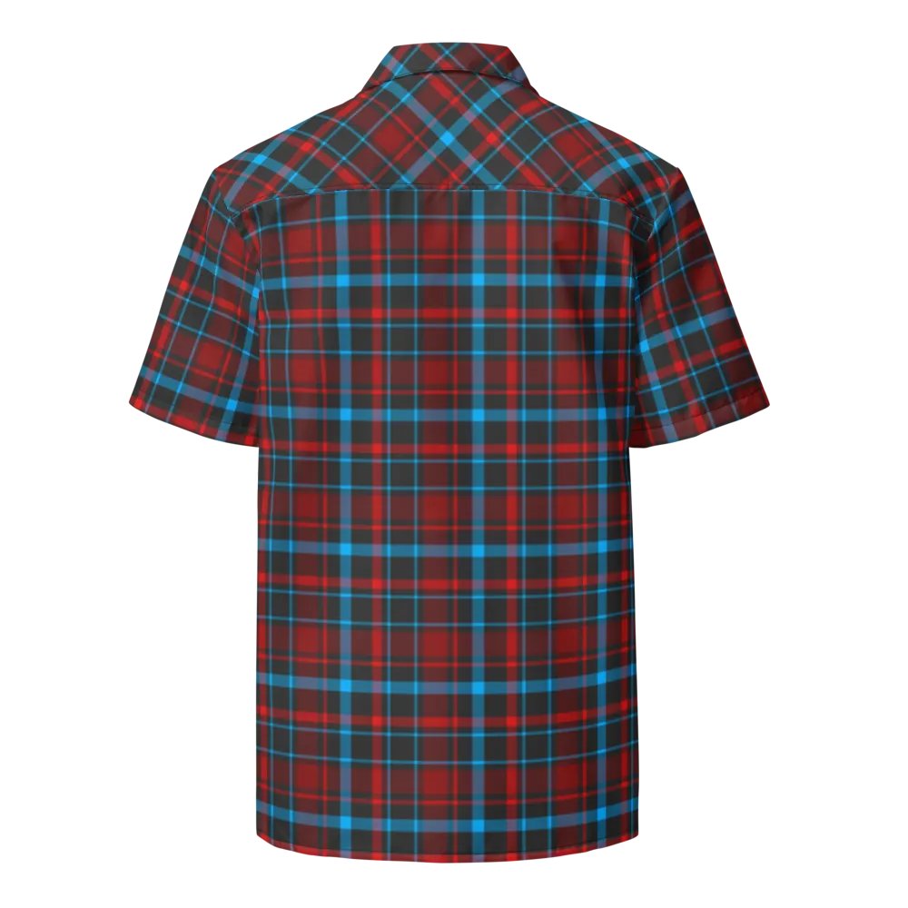 Jonny Rockford Branded Tartan Hawaiian Shirt product image (2)