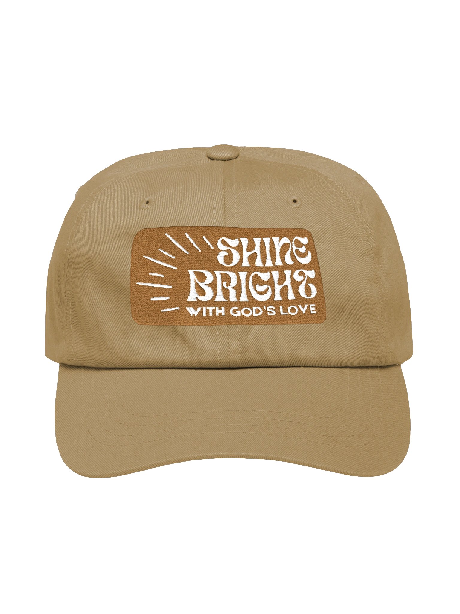 Shine Bright with God’s Love Embroidered Dad Hat product image (2)