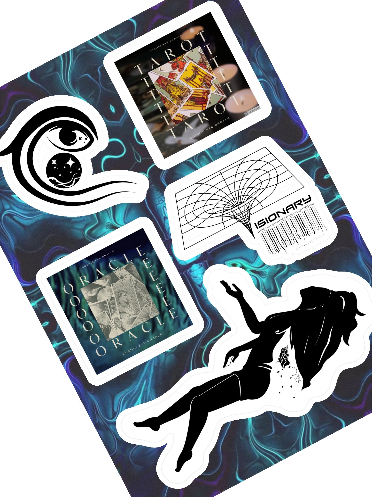 Cosmic Chaos Sticker Sheet product image (1)