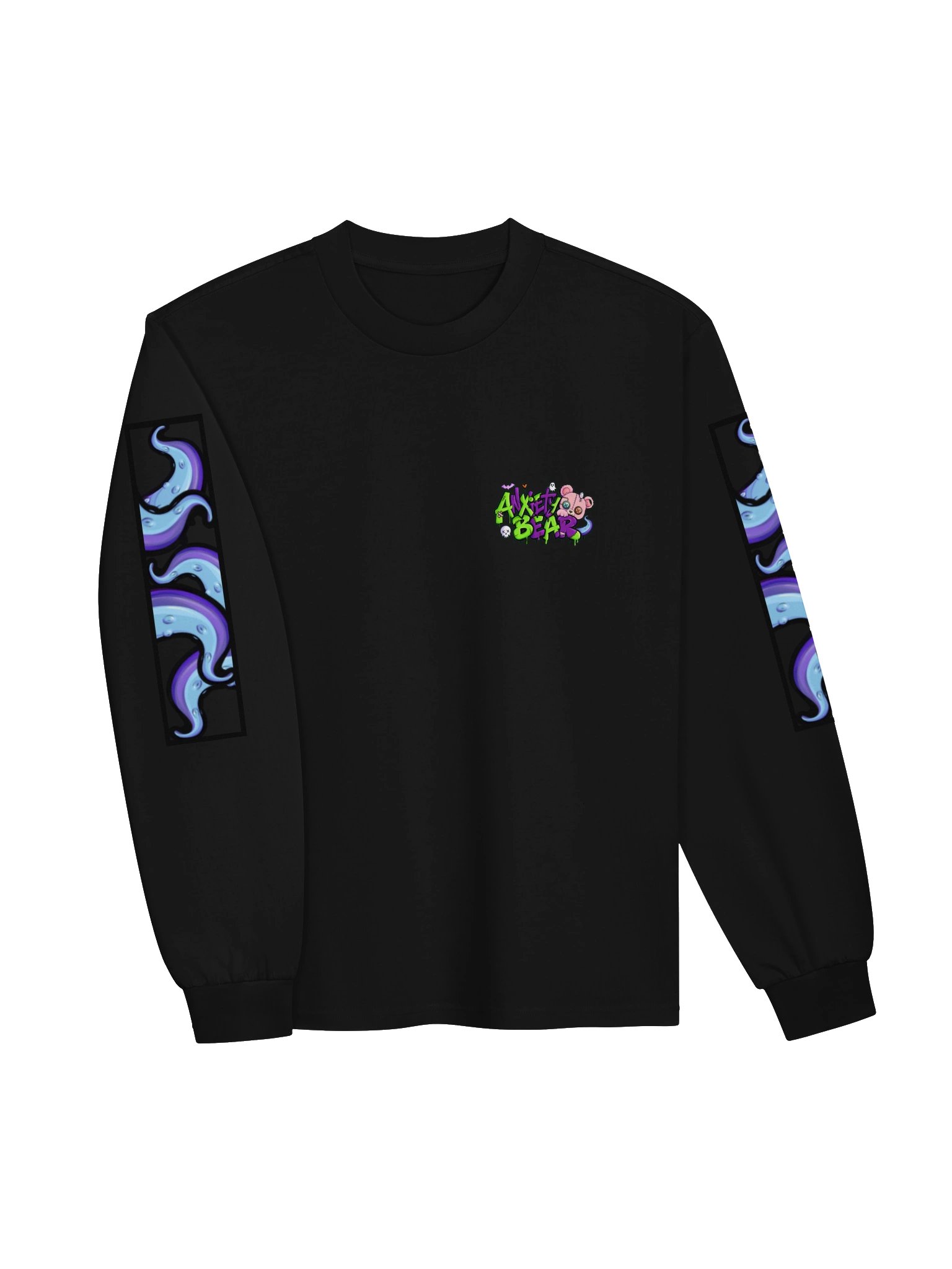 Heavyweight long sleeve T-shirt with Bearthulu product image (3)