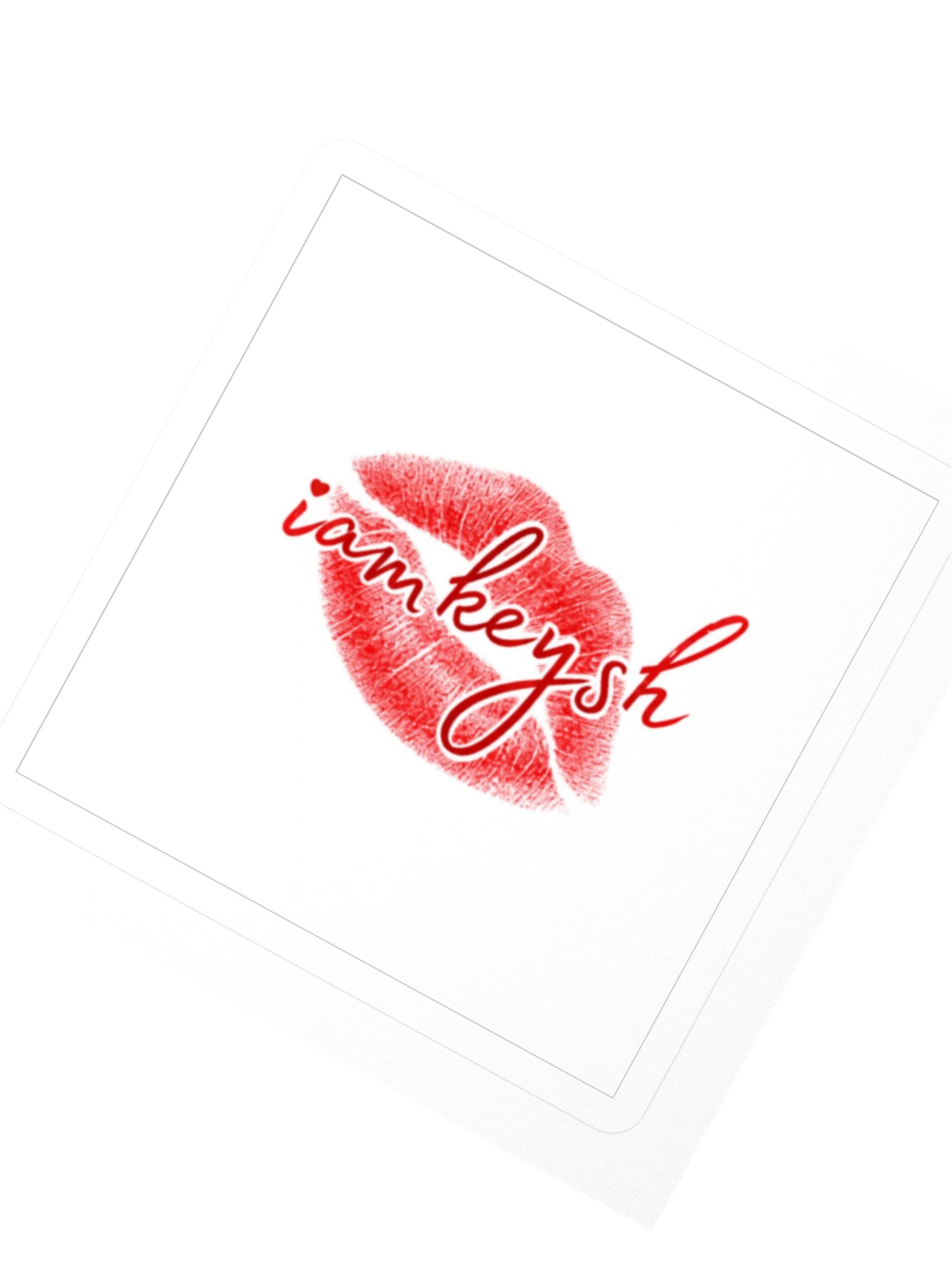 IAmKeysh Logo Sticker product image (6)