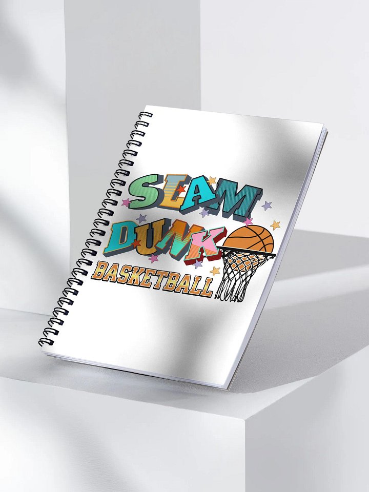 Basketball Slam Dunk Spiral Notebook product image (2)