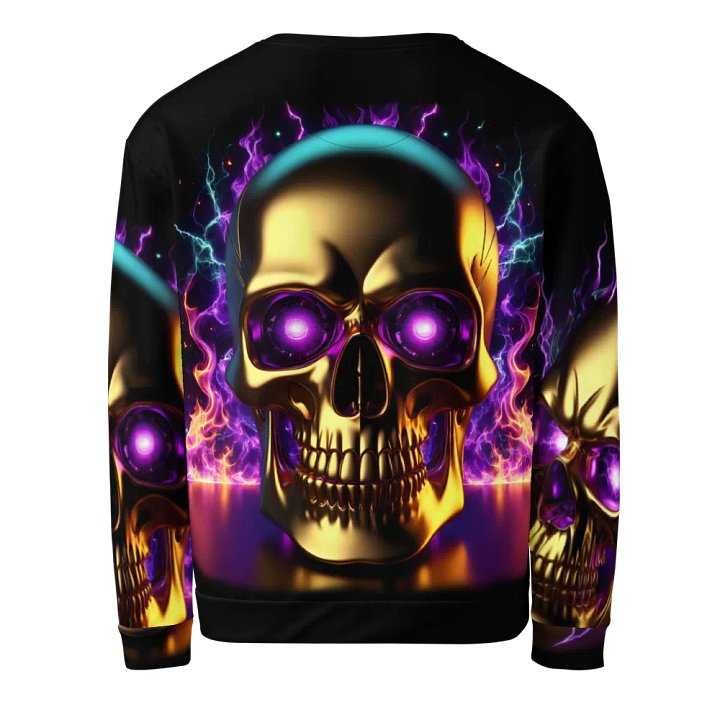 Ethereal Golden Skull - Unisex Sweatshirt #11 product image (2)
