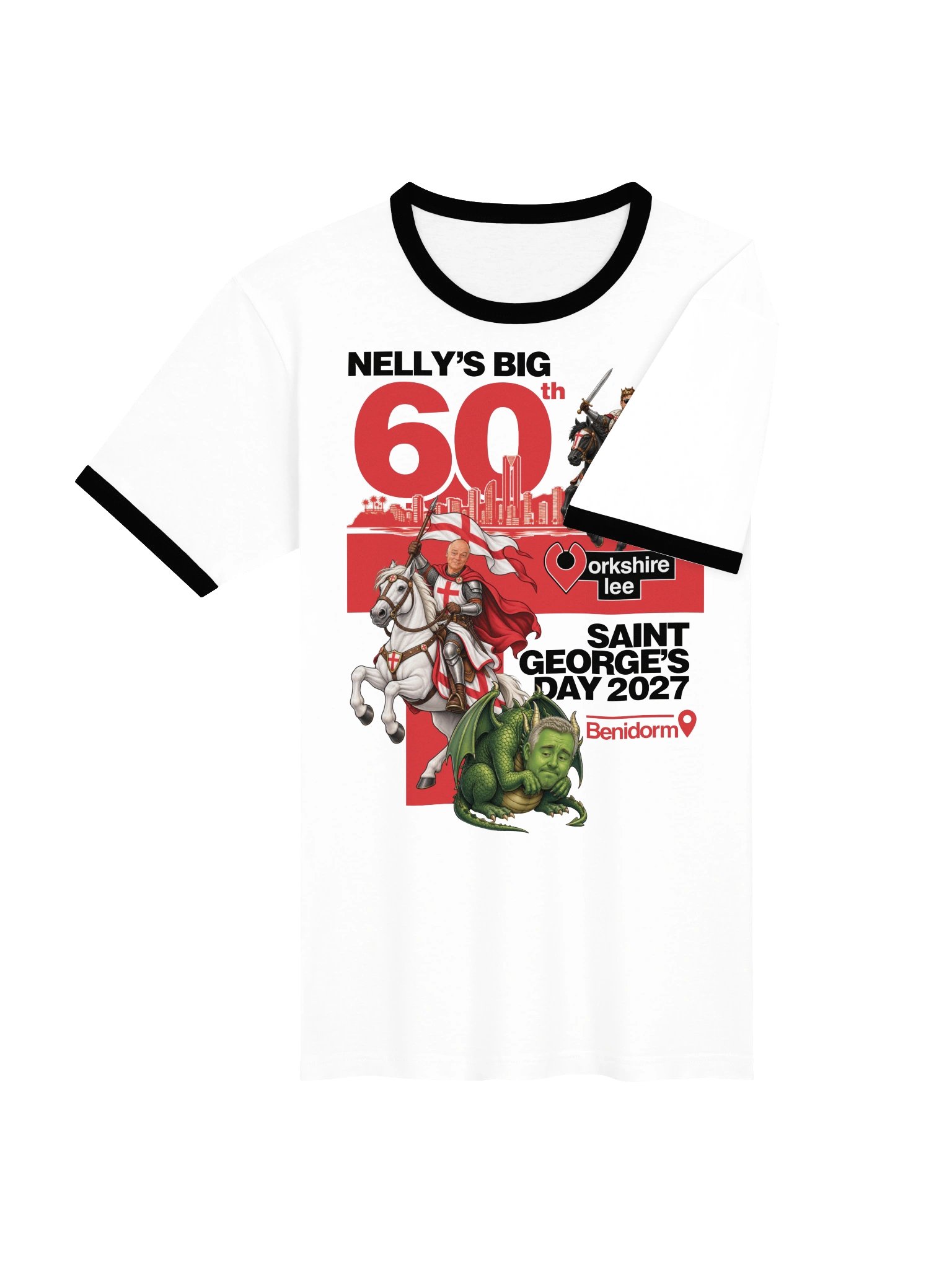 Nelly's 60 th Saint George's Day ringer T-shirt product image (4)