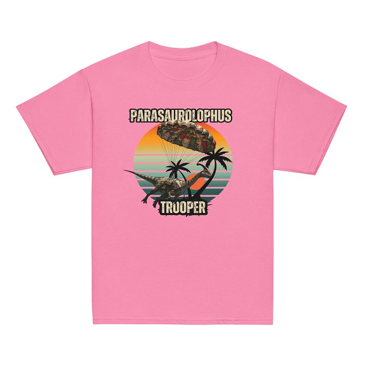 Parasaurolophus Trooper - Dinosaur Paratrooper Shirt product image (24)