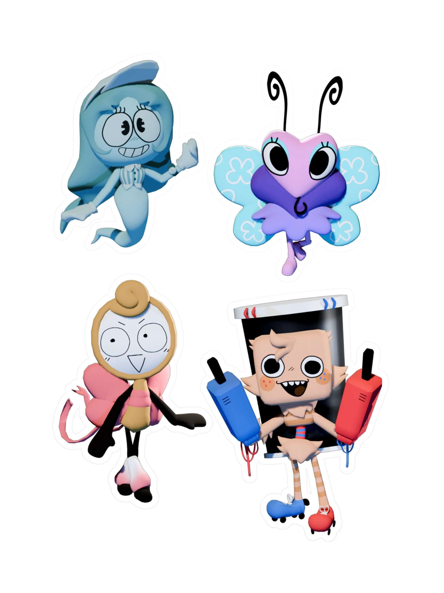 Common Toons Sticker Sheet | Azmarlo