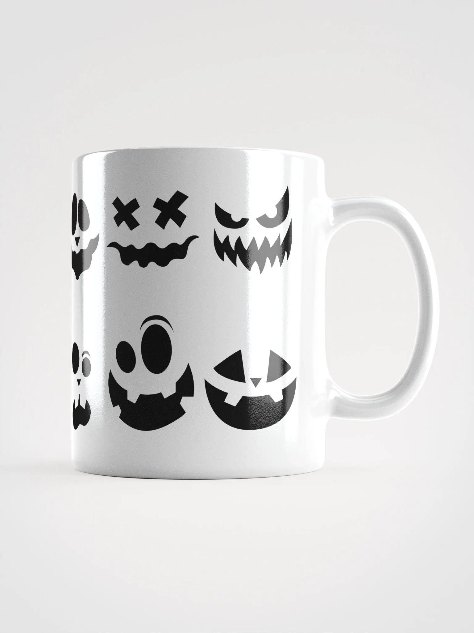 Scary Faces White Glossy Mug product image (1)