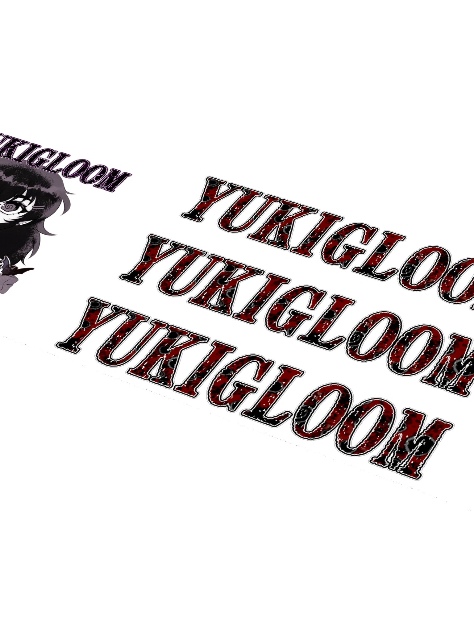 YUKIGLOOM STICKER SHEET product image (4)