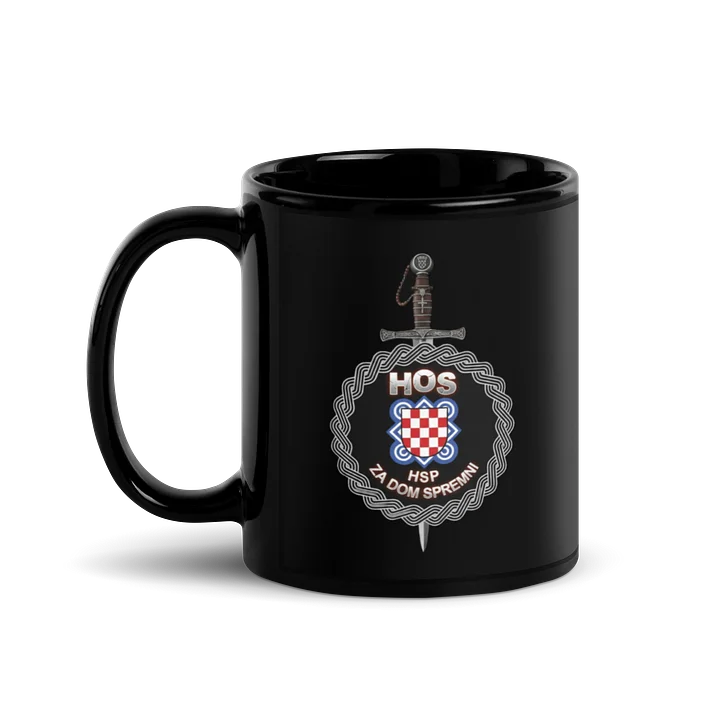 HOS Emblem Black Glossy Mug product image (1)