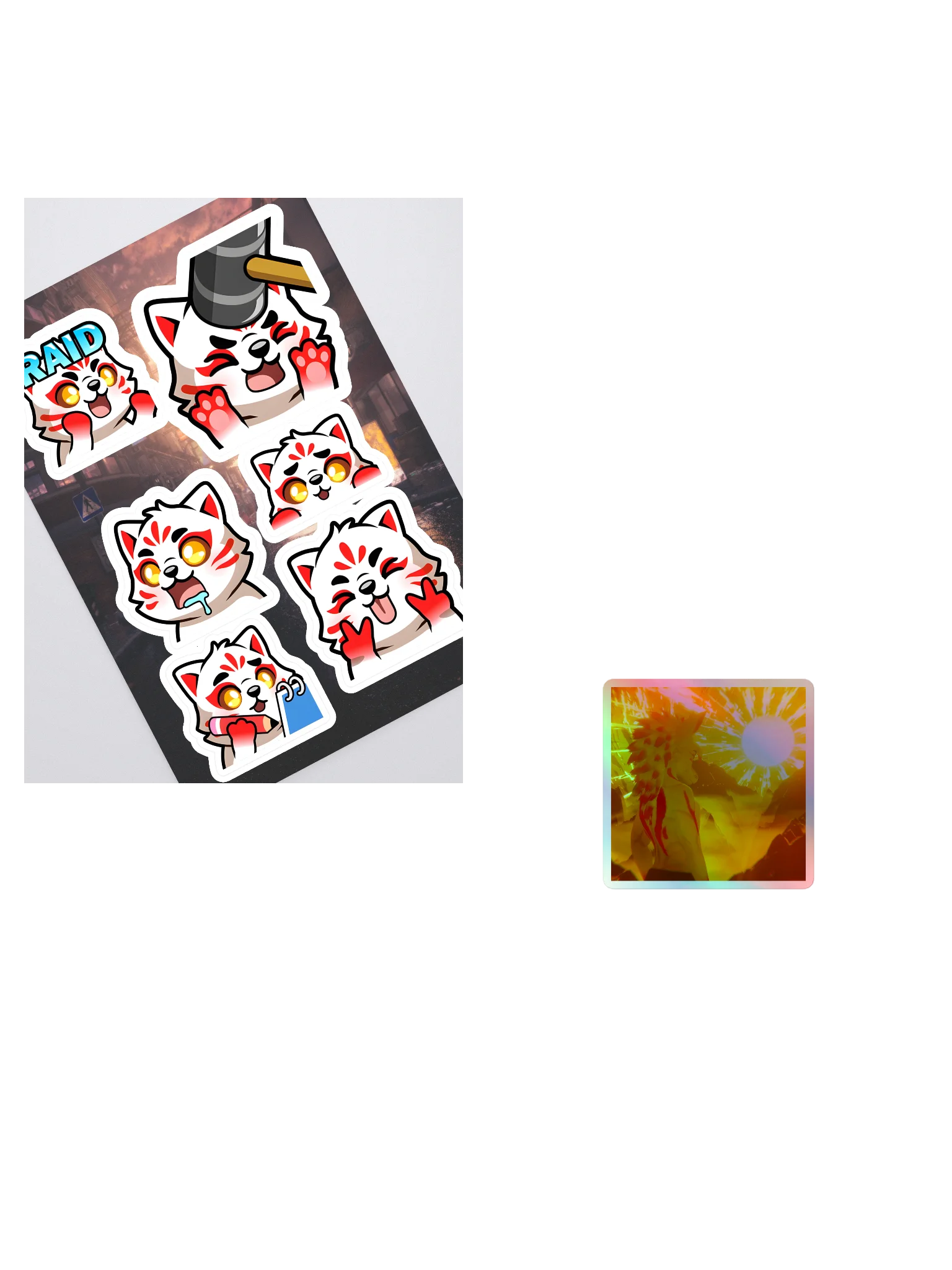 NikotaVR Kitsune Sticker Bunde product image (1)