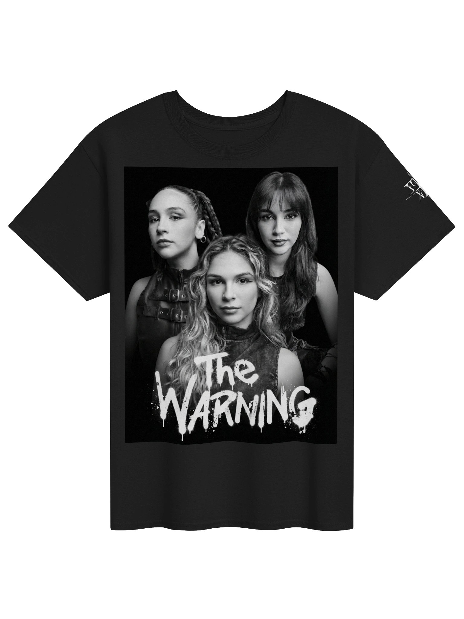 The Warning B&W Rock Tee [S–5XL] product image (1)
