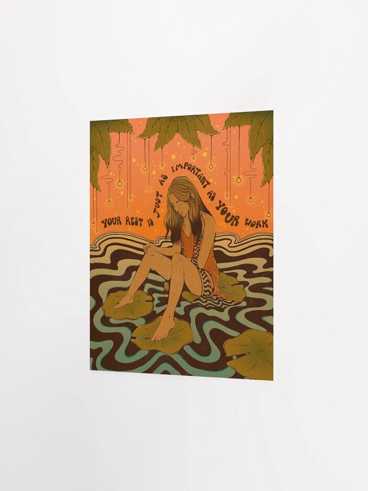 Matte Poster - Rest is Important product image (1)